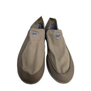 Columbia Bahama PFG Series Water & Boat Slip On Shoes Tan US Men's 16 WIDE Width
